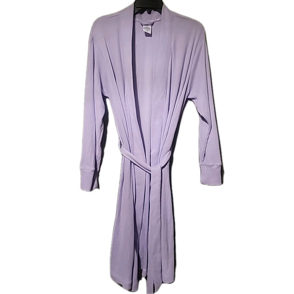 Lands' End Purple‎ Bathrobe Sz Large Womens